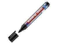 edding 360 Whiteboardmarker, Ronde Punt, 1,5 mm, Zwart (pak 10 stuks)