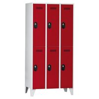 Cloakroom cupboard, compartment height 820 mm