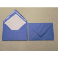 Briefumschläge C6 100g/qm gummiert VE=100 Stück stahlblau