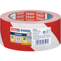 Markierungsklebeband tesa Signal Premium 50mmx66m rot/weiß