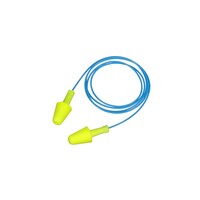 3M™ E-A-R™ Flexible Fit Gehörschutzstöpsel HA 328-1001, CE zugelassen, mit Kordel, Kissenpackung, Gelb/Blau 125 Paar/Packung