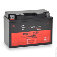 Batterie(s) Batterie moto YT9B-4 / YT9B-BS / NT9B-4 12V 8Ah