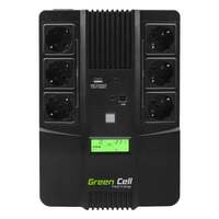 Green Cell Power Supply UPS 800VA szünetmentes tápegység (UPS07)