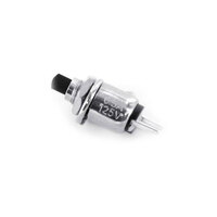 TruComponents 782748 Pushbutton ,Panel Mount,Off/On,SPST,Solder