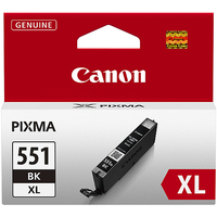 Canon CLI-551BK XL, XL-Tintentank Schwarz