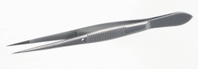 Forceps with guide-pin stainless steel Version Straight