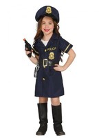 Disfraz de Police Girl para niña 5-6A