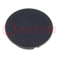 Cap; plastic; black; push-in; G4312.6131