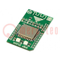 Click board; basetta prototipo; Comp: HLK-M30; IEEE 802.11b/g/n