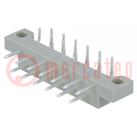 Plug; DIN 41617; male; PIN: 13; THT; angled 90°; Contacts ph: 2.5mm