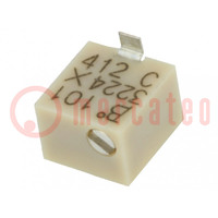 Potentiometer: mounting; multiturn; 100Ω; 250mW; SMD; ±10%; linear