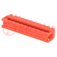 Wire-board; adapter; PIN: 20; IDC,THT; on PCBs,for ribbon cable