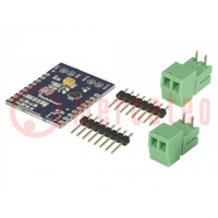 Extension module; prototype board; 3.3÷5VDC; Ch: 1; 26x32mm