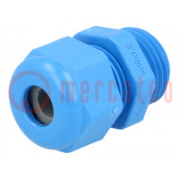 Cable gland; M16; 1.5; IP68; polyamide; blue; UL94V-0; HSK-K