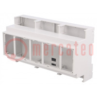 Enclosure: for DIN rail mounting; Y: 90mm; X: 159mm; Z: 53mm; PPO