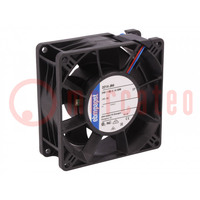 Ventilatore: DC; assiale; 24VDC; 92x92x32mm; 280m3/h; 73dBA