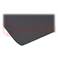Damping mat; polyetylene; 600x1000x6mm; self-adhesive