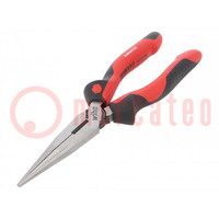Pliers; for gripping and cutting,half-rounded nose,universal