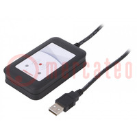 RFID-lezer; 4,3÷5,5V; CCID,PC/SC 2.01; USB; antenne; Bereik: 100mm