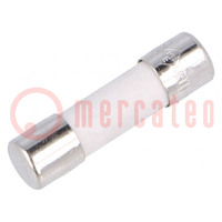 Fuse: fuse; quick blow; 2A; 250VAC; ceramic,cylindrical; 5x20mm