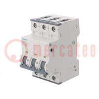 Circuit breaker; 230/400VAC; Inom: 40A; Poles: 3; Charact: C; 6kA