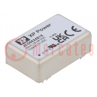 Converter: DC/DC; 6W; Uin: 18÷36V; Uout: 15VDC; Iout: 400mA; THT; JCD