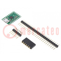 Module: adapter; USB-UART; CP2102N; USB micro; 1,5x2,4mm