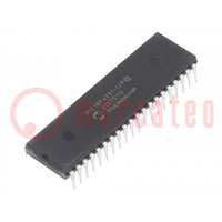 IC: PIC mikrokontroller; 8kB; 40MHz; 4,2÷5,5VDC; THT; DIP40; PIC18