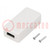 Enclosure: for USB; X: 25mm; Y: 50mm; Z: 15.5mm; ABS; grey
