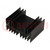 Heatsink: moulded; TO220,TO247; black; L: 30mm; W: 40mm; H: 20mm
