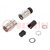 Connector: M16; plug; 423; female; PIN: 7; shielded; silver plated