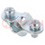 T-bolt clamp; W: 34mm; Clamping: 7÷8mm; steel; Plating: zinc