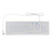 KeySonic KSK-8031INEL-Wh Hygienetastatur Full-Size Industrietastatur weiß