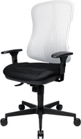 Krzesło obrotowe Head Point SY, czarny/biały, siatka