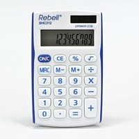 Rebell Kalkulator RE-SHC312BL BX, biało-niebieska, kieszonkowy, 12 miejsc
