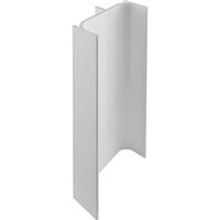 Produktbild zu Profilo per gola a C Aktor verticale, lungh. 5000 mm, alluminio bianco