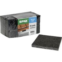 Produktbild zu SPAX- Pads100x100x8 mm per pavimenti terrazza 25 pezzi ogni confezione