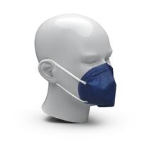 Artikelbild Masque respiratoire "Colour" FFP2 NR, kit de 10, bleu foncé