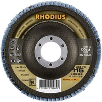 RHODIUS 210480 LSZ F3 - DISCO ARCHIVADOR (115 X 22,23-P60, DIÁMETRO 115 MM, 1 UNIDAD)