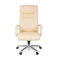 Chefsessel XXL G 600 Kunstleder beige/creme hjh OFFICE