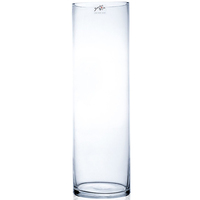 CYLI cylindrical vase - klar - 12x12x40cm - Glas