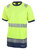Beeswift High Visibility Two Tone Short Sleeve T Shirt Saturn Yellow / Navy S