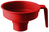 Artikeldetailsicht - Fackelmann Einfülltrichter 2-teilig rot Kunststoff