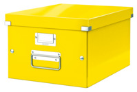 Archivbox Click & Store WOW Mittel, Graukarton, gelb