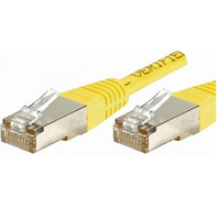 CUC Exertis Connect 859563 câble de réseau Jaune 1 m Cat6a F/UTP (FTP)