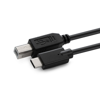 Microconnect USB3.1C2B2 cable USB 1,8 m USB 2.0 USB C USB B Negro