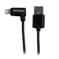 StarTech.com USBLT2MBR kabel Lightning 2 m Czarny