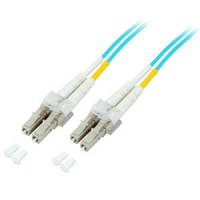 EFB Elektronik LWL Duplex Patchkabel LC-LC 3m 50/125 câble de fibre optique OM3 Bleu