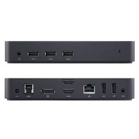 DELL 452-BBOU laptop dock & poortreplicator Bedraad USB 3.2 Gen 1 (3.1 Gen 1) Type-A Zwart