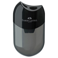 Faber-Castell 183500 sacapuntas Sacapuntas manual Negro, Transparente